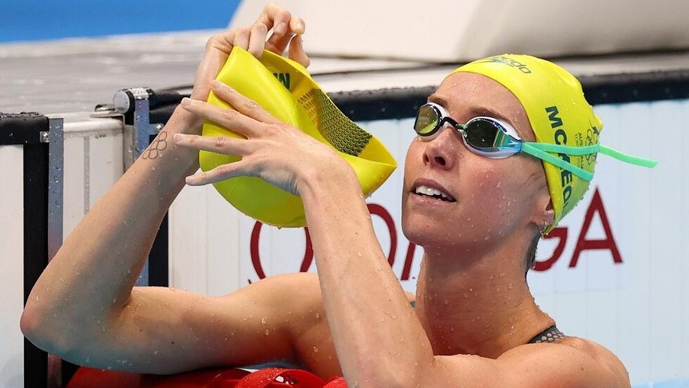 السباحة الأسترالية "مكيون" تحطم الرقم القياسي الأولمبي في سباق 100 متر حرة