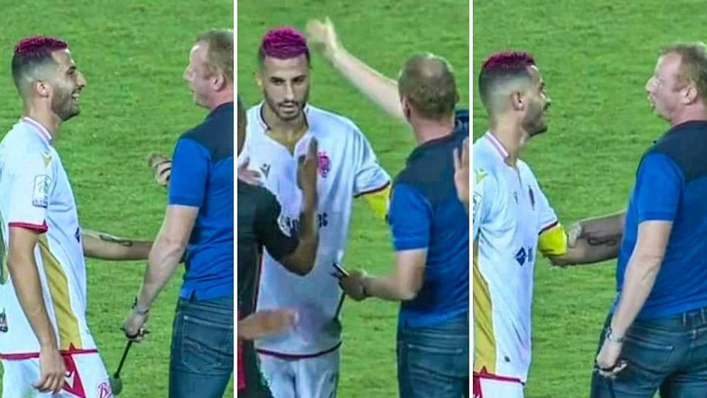 فاندنبروك يهنئ بـ"طريقة خاصة" الحسوني على أدائه في كلاسيكو الوداد والجيش