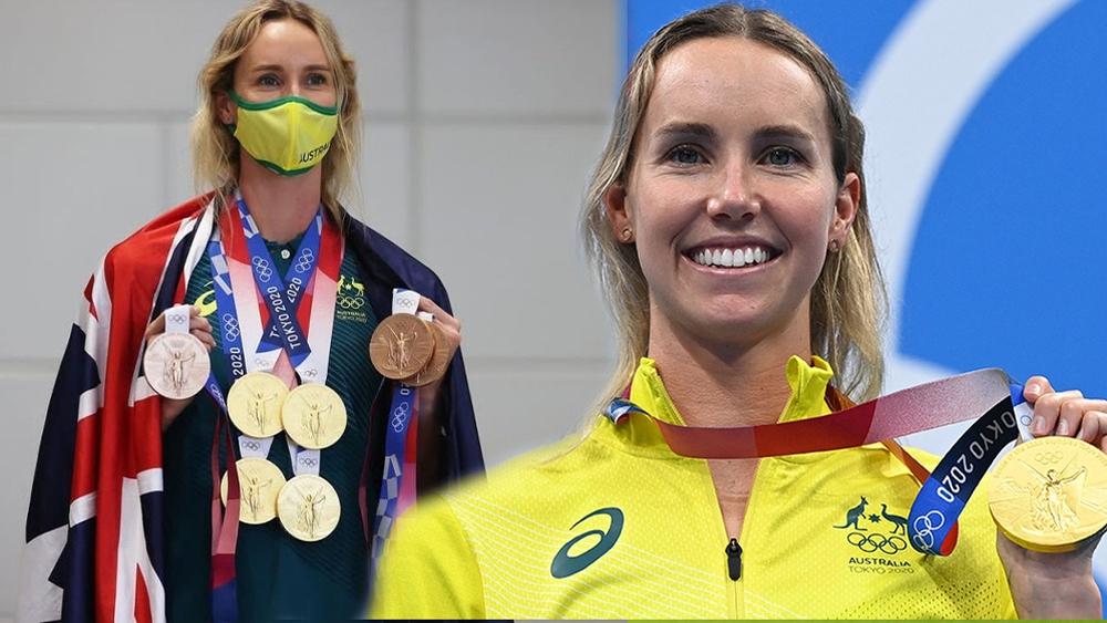 السباحة الأسترالية "إيما ماكيون" تجذب الأنظار في "أولمبياد طوكيو" بتحقيقها 7 ميداليات أربع منها ذهبية وتصرح: "بالعمل يمكن تحقيق كل شيء"