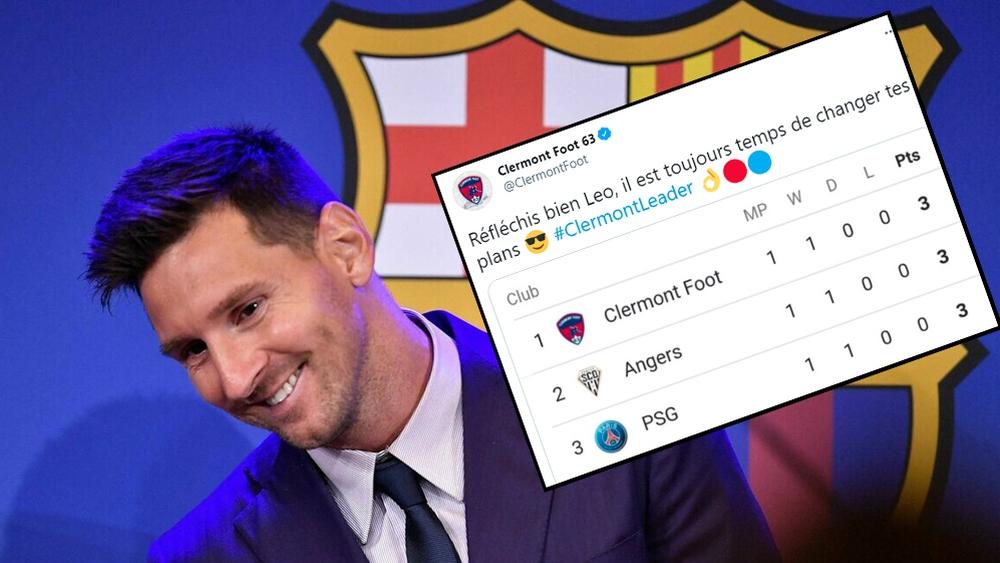 كليرمون فوت يتصدر الدوري الفرنسي "مناصفة" مع سان جيرمان ويمازح ميسي: "فكِّر جيدا يا ليو هناك دائما وقت لتغيير خططك"