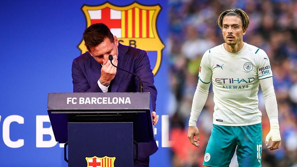 جريليش (لاعب مانشستر سيتي): "مغادرتي لأستون فيلا تشابه بشكل كبير رحيل ميسي عن برشلونة"