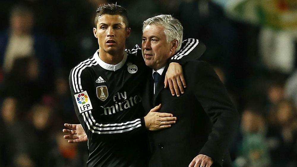 أنشيلوتي: "لا أفكر في إعادة كريستيانو رونالدو إلى ريال مدريد"