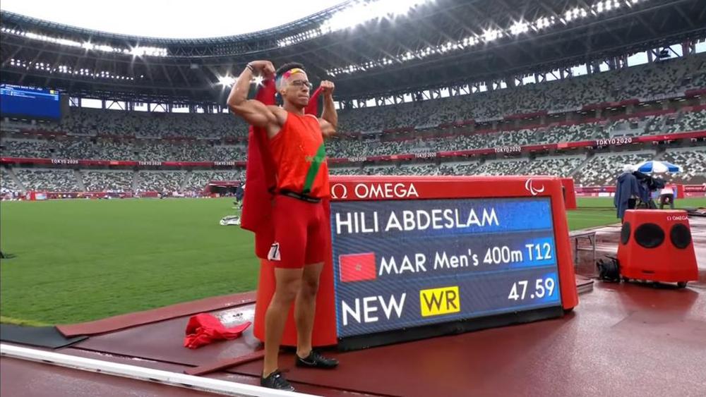 عبد السلام حيلي يحطم رقمه القياسي العالمي في سباق 400 متر فئة ضعاف البصر (T12) ويهدي المغرب أول ذهبية في الألعاب البارالمبية "طوكيو 2020"