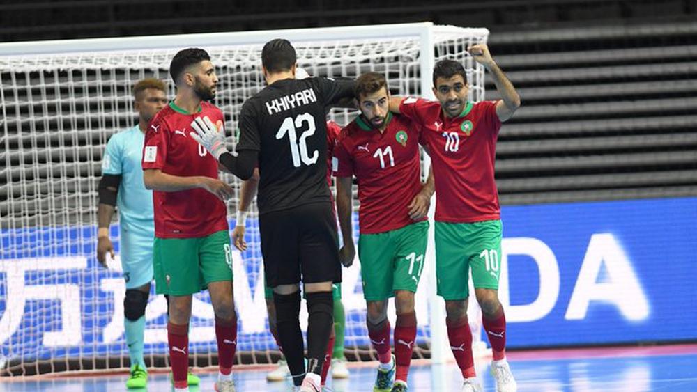 "الفيفا": "المنتخب المغربي يصنع التاريخ في كأس العالم للفوتسال"