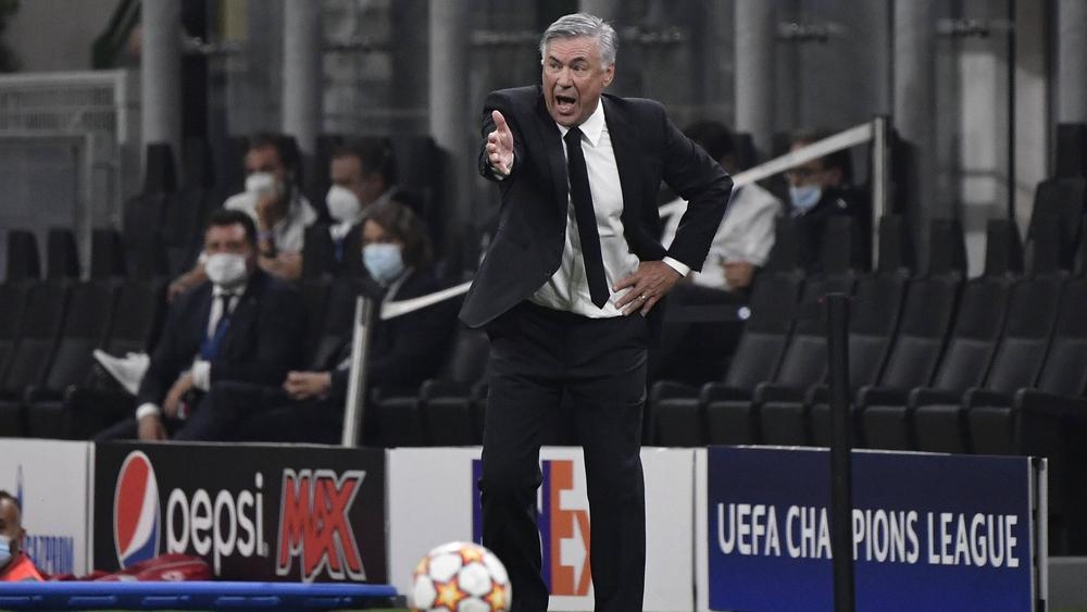 أنشيلوتي: "لم نستقبل أهدافًا ضد الإنتر بفضل تيبو كورتوا"