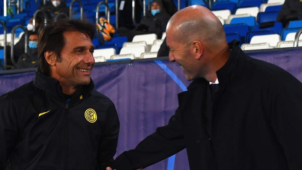 زيدان وكونتي مرشحان لقيادة مانشستر يونايتد خلفا لسولشاير