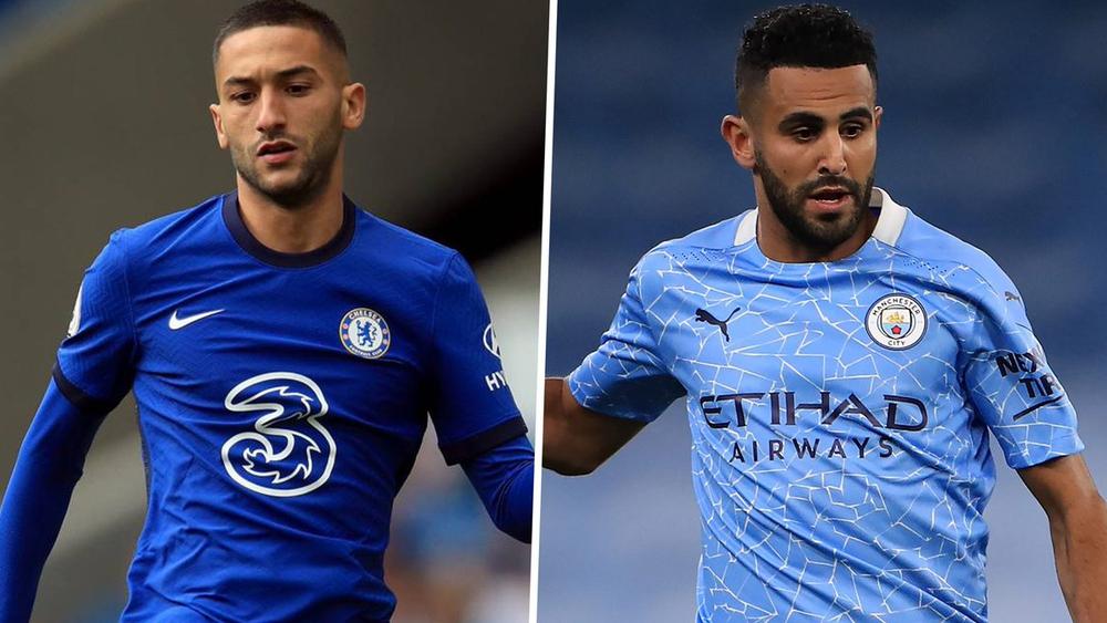 Hakim Ziyech contre Riyad Mahrez