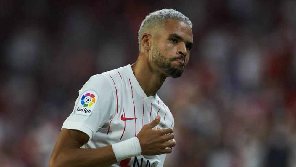 النصيري يفتتح النتيجة في مباراة إشبيلية وإسبانيول ويبلغ هدفه الثالث في الليغا هذا الموسم