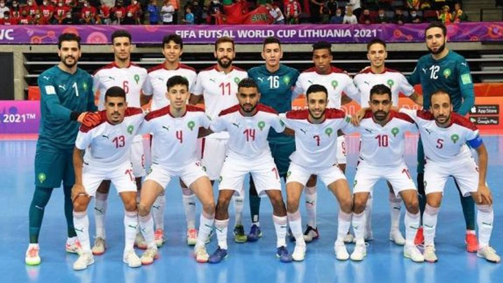 L'équipe nationale de futsal est menée à la mi-temps