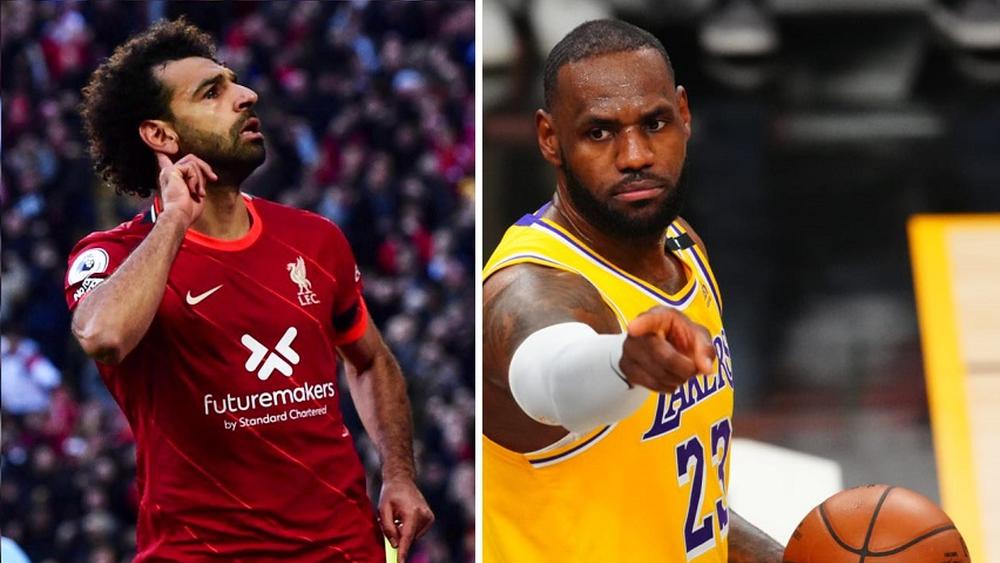 ليفربول يصف صلاح بـ"لاعب لا يصدق" ونجم الـ"NBA" ليبرون جيمس يعلق: "نعم هو كذلك"