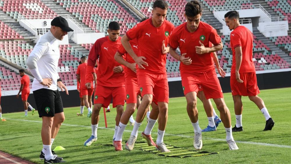المنتخب المغربي لكرة القدم يجري آخر حصة تدريبية تأهبا لمواجهة غينيا بيساو في تصفيات "المونديال"