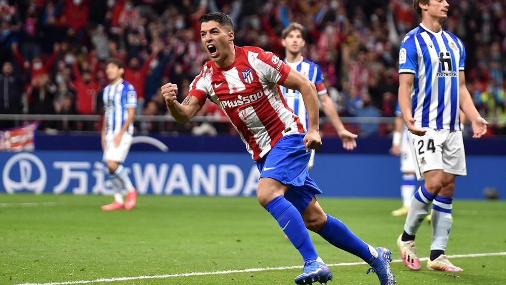 سواريز ينقذ أتلتيكو من الهزيمة وريال سوسييداد يتصدر "الليغا"