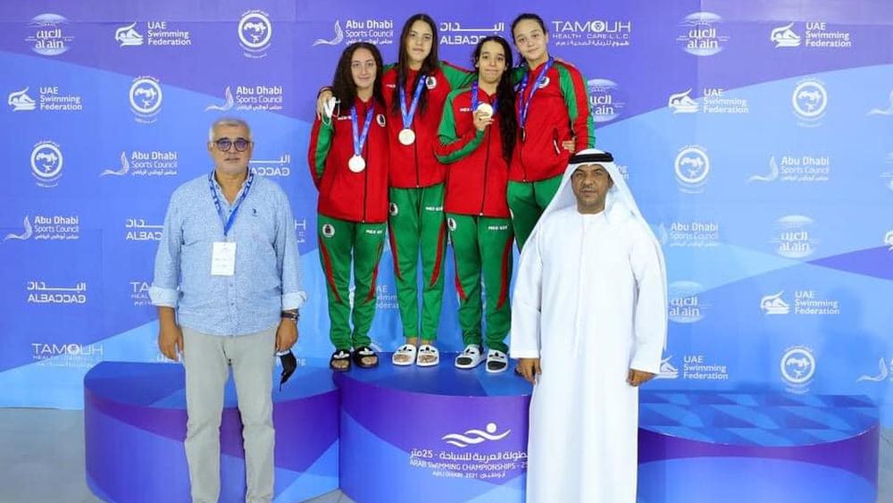 المغرب يحصد 6 ميداليات في اليوم الثالث من البطولة العربية للسباحة منها ذهبية واحدة