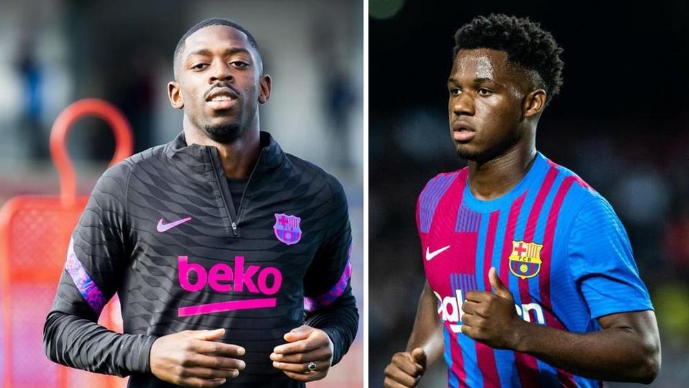 برشلونة يعلن عودة ديمبيلي وفاتي.. النجم الفرنسي جاهز لمواجهة دينامو كييف والزلزولي يغيب عن القائمة