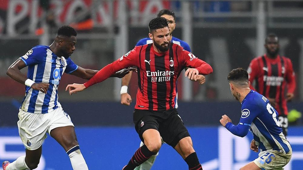 ميلان يتعادل ضد بورتو و"يضع قدما" خارج دوري أبطال أوروبا