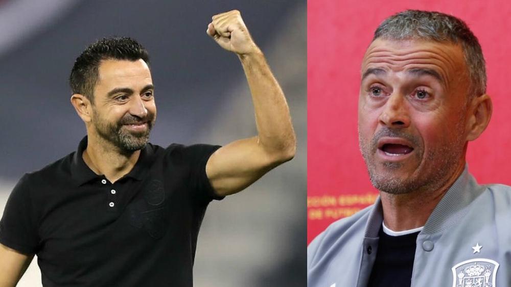 لويس إنريكي: "تشافي قادر على تحقيق أشياء كثيرة مع برشلونة"