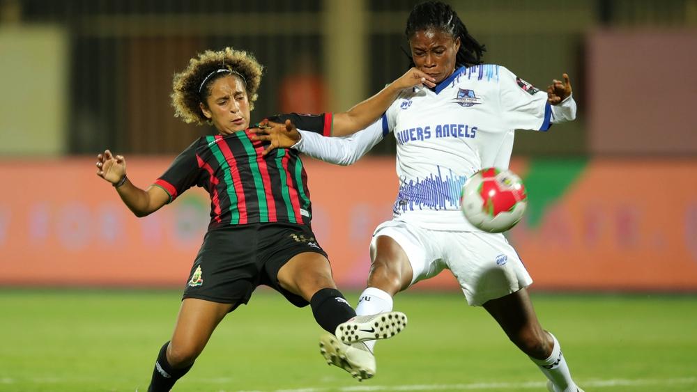 سناء المسعودي: "سعيدة جدا لكوني أول لاعبة تسجل ثلاثية في دوري أبطال أفريقيا للسيدات"