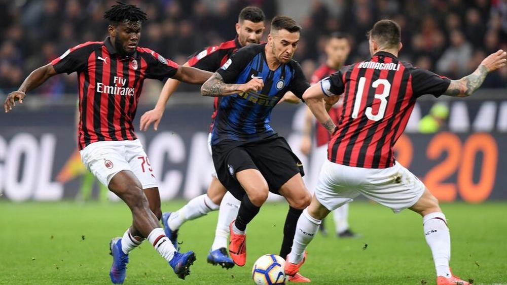 La composition de L'AC Milan et l'Inter Milan