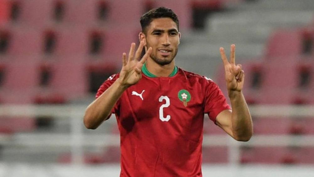 Hakimi dans le TOP 5 d'Afrique