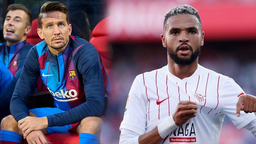 إشبيلية يدرس إمكانية إعادة مهاجمه "لوك دي يونج" من أجل تعويض غياب النصيري "المصاب"