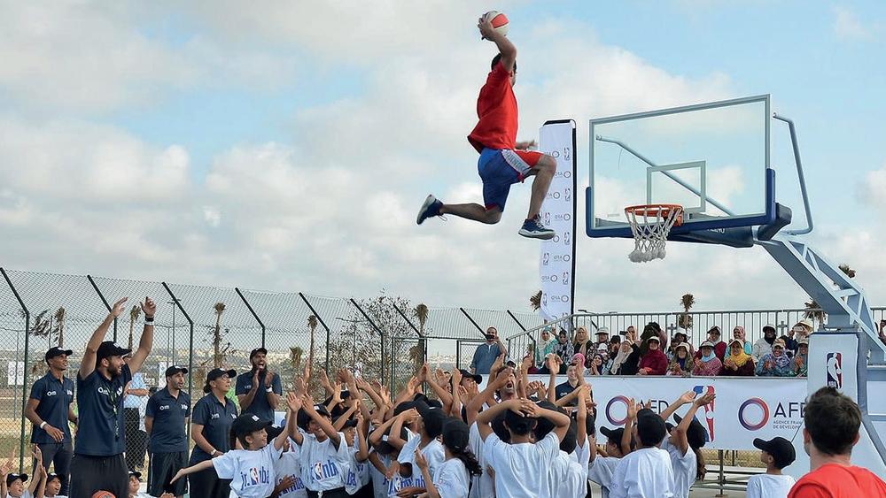Junior NBA & AFD Basketball Experience au Maroc: Pour la promotion du développement de la jeunesse de Zenata
