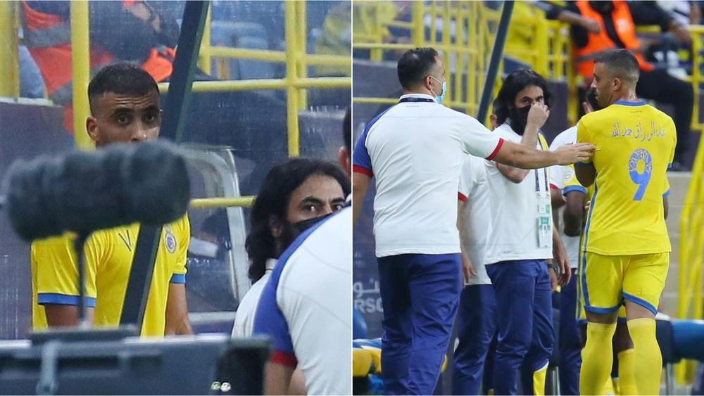 تهشيم سبورة المدرب وتوجيه عبارات نابية لأحد إداريي النادي.. أسباب أنهت علاقة حمد الله بالنصر وعجلت برحيله عن النادي السعودي