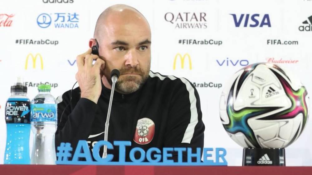 مدرب قطر: "نمتلك الخبرة والمهارة التي تؤهلنا للفوز على عمان"
