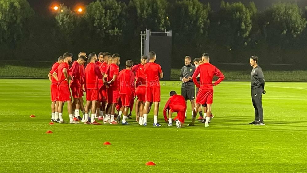 بِحضور البركاوي وغياب العملود.. المنتخب الوطني يخوض آخر حصة تدريبية قبل مواجهة السعودية