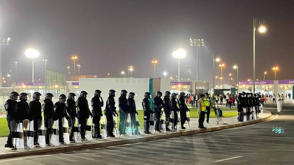 تعزيزات أمنية مُضاعفة تُرافق مباراة المغرب والجزائر في قطر