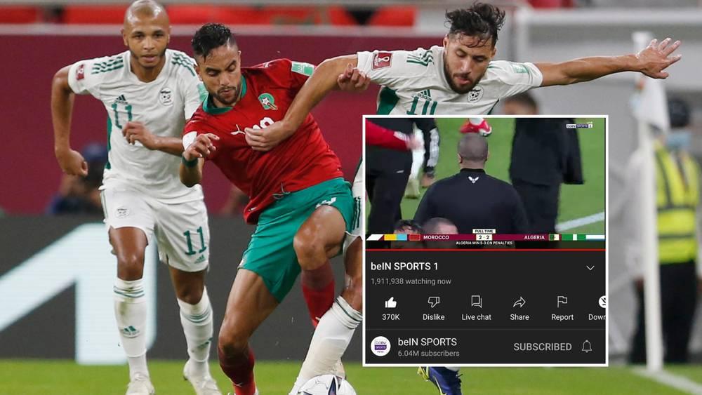 1.9 مليون شخص تابعوا الديربي المغاربي على "يوتيوب" والمنصة تعرف إحدى أعلى نسب مشاهدة "بث مباشر" منذ تأسيسها سنة 2005