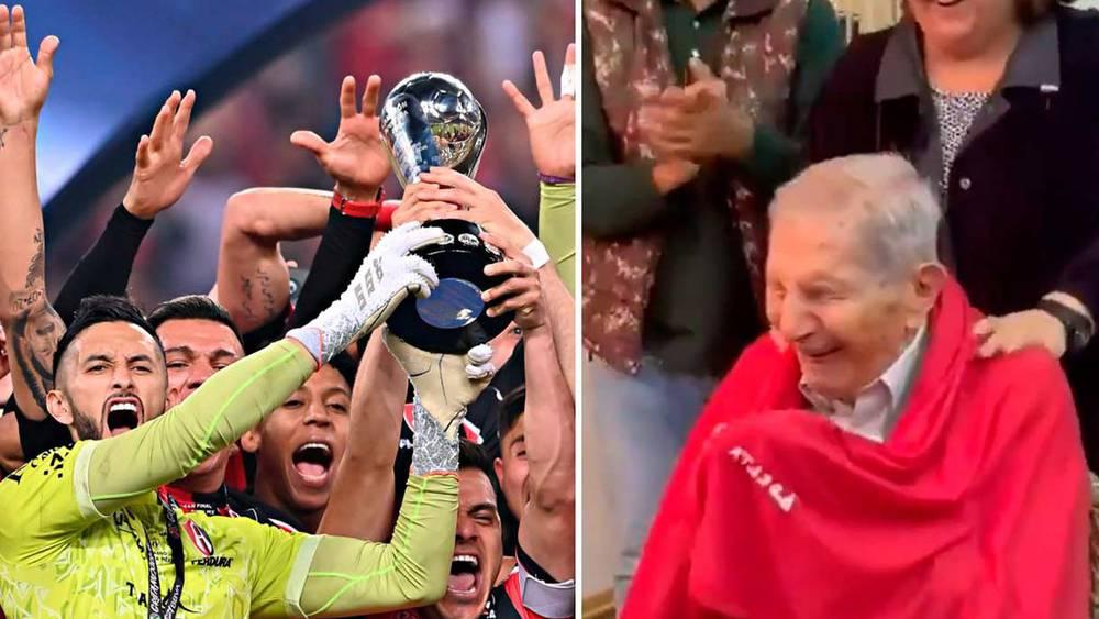 تابع تتويج فريقه المفضّل "أطلس" بلقب الدوري مرتين في 1951 و2021.. مشجع مكسيكي يستعيد "الفرحة" بعد انتظار دام 70 عامًا!