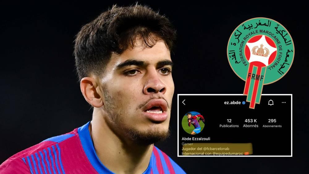 الزلزولي يضيف لبياناته الرسمية بإنستغرام "لاعب المنتخب الوطني المغربي"