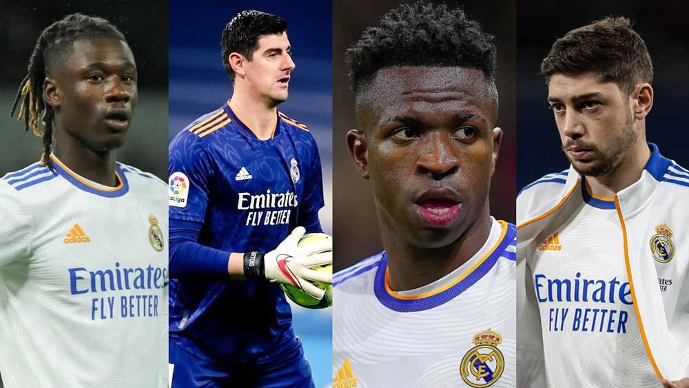 ريال مدريد يؤكد إصابة كورتوا وفينيسيوس وفالفيردي وكامافينغا بفيروس "كورونا"