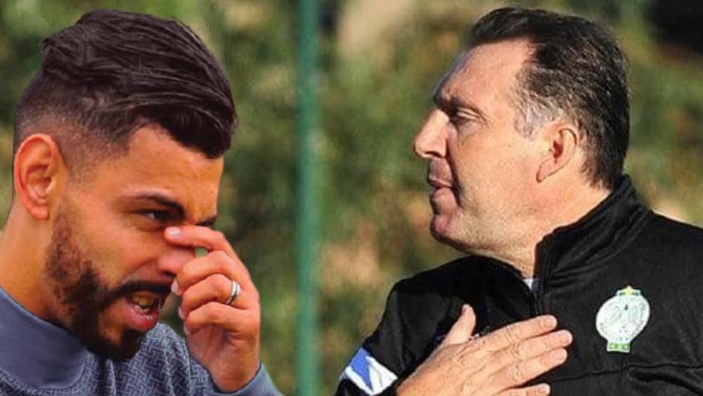 الجمعيات المساندة للرجاء تطالب برحيل فيلموتس وتصفه بـ"العقيم تكتيكيا" وبنحليب بـ"اللاعب التائه"