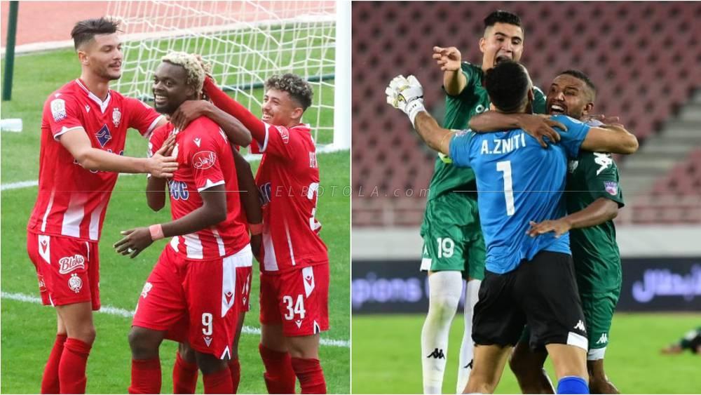 أرقام "خاصة" من سنة 2021.. الرجاء أكثر الأندية الوطنية انتصارا في جميع المسابقات بفارق فوز واحد عن الوداد