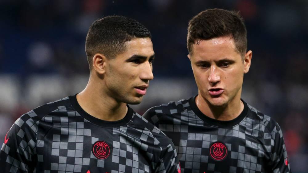 أندير هيريرا لحكيمي: "استمتع بتنفيذ الضربات الحرة في المنتخب لأنه لن يُسمح لك بتنفيذها في باريس"