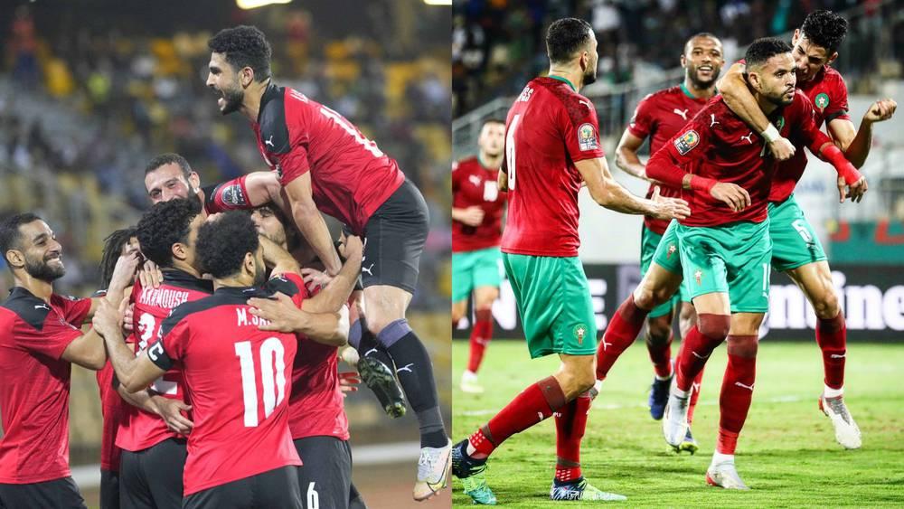 رسميا/ "اصطدام عربي" في ربع نهائي "كان 2021" بين المغرب ومصر