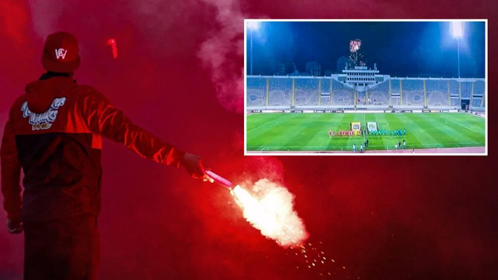 باستعمال الشهب الاصطناعية.. فصيل "الوينرز" يساند لاعبي الوداد من محيط "دونور" قبل بداية مباراة ساغرادا