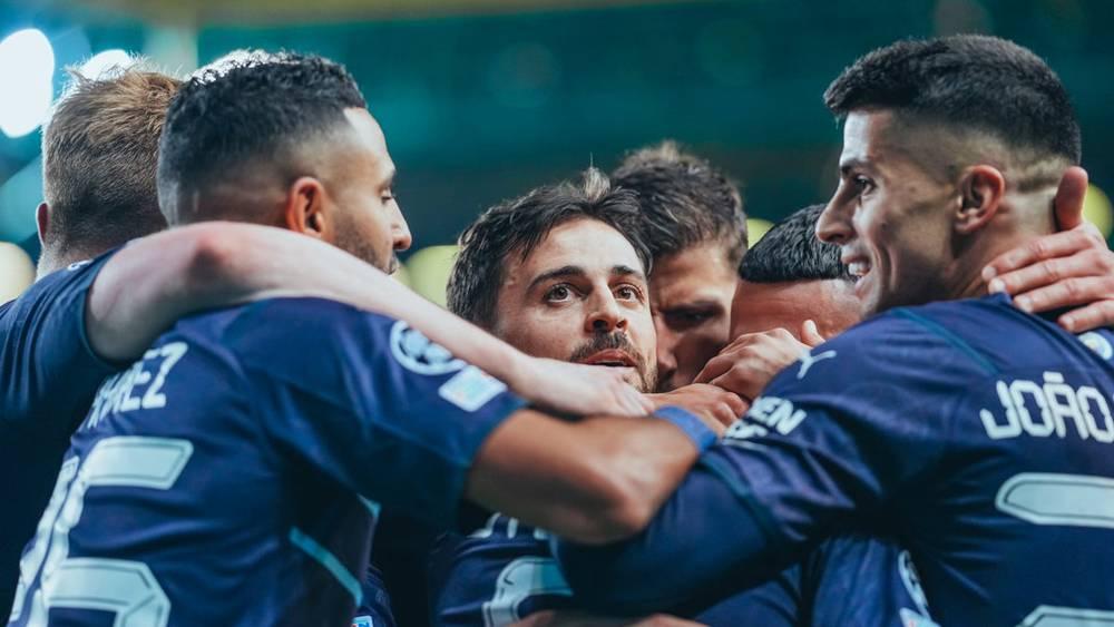 مانشستر سيتي يسحق مضيفه سبورتينغ لشبونة بخماسية ويضع قدماً ونصف في ربع نهائي دوري الأبطال