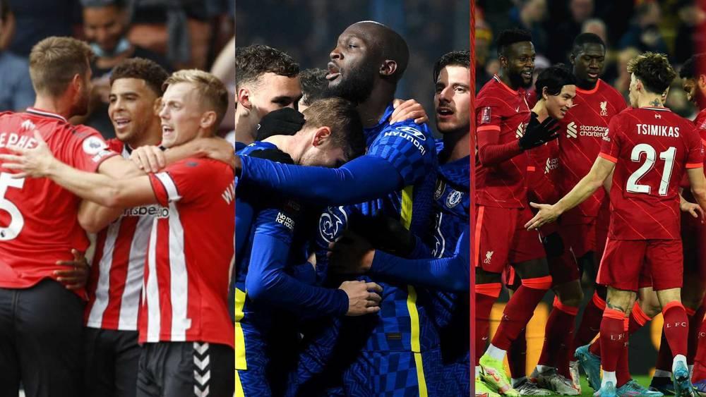 كأس الاتحاد الإنجليزي/ تشيلسي وساوثهامبتون وليفربول يتأهلون إلى ربع النهائي