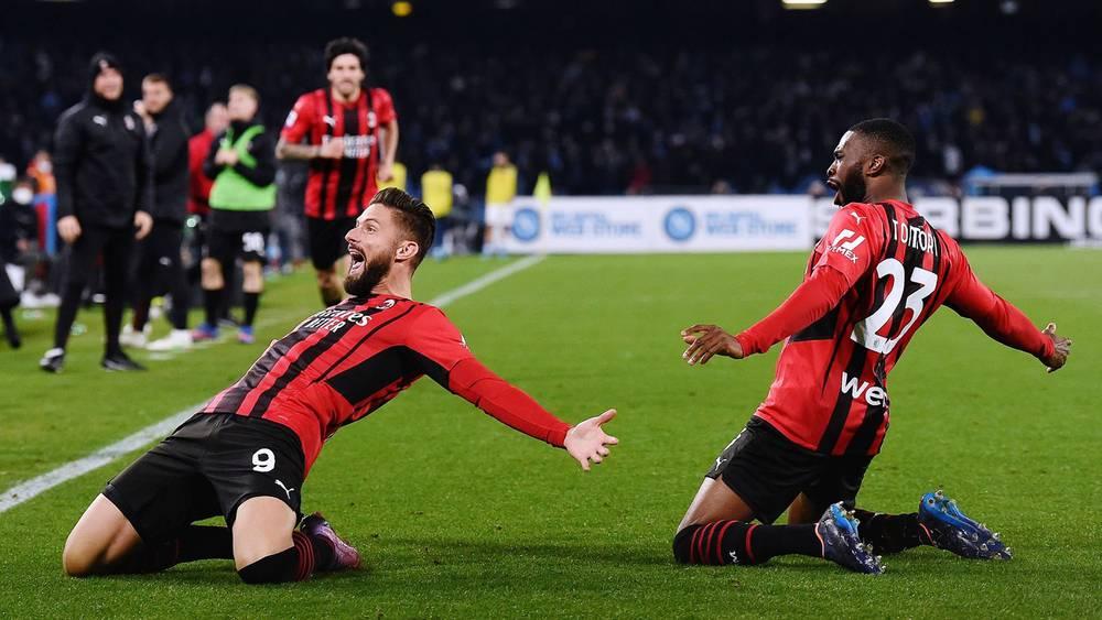 في ملعب "أرماندو مارادونا".. جيرو يمنح الفوز لميلان في قمة "السيري آ" ضد نابولي