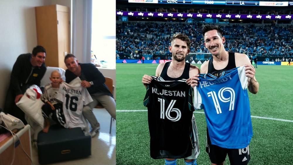 قصة "هيغارت" و"كليستان".. زاره قبل 12 سنة في المستشفى لمساندته ضد "المرض الخبيث" والآن تبادلا القمصان بعد تعافيه من السرطان وأصبح لاعبا!