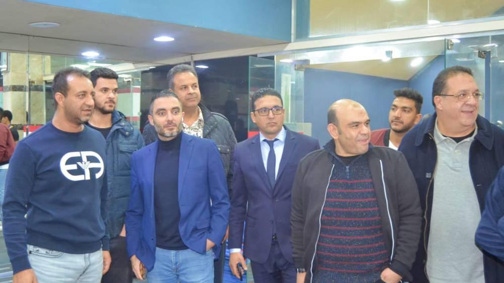 وفد من إداريي الوداد الرياضي يقوم بزيارة مقر نادي الزمالك المصري قبل مواجهة الطرفين في دوري الأبطال