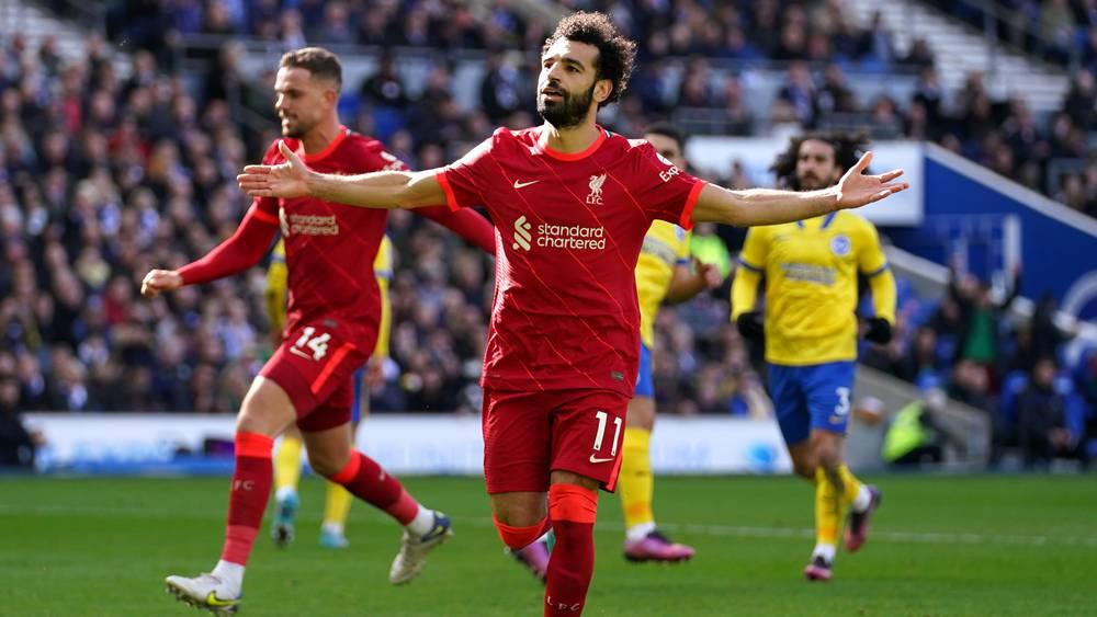 ليفربول يُضاعف الضغط على مانشستر سيتي بالفوز على برايتون