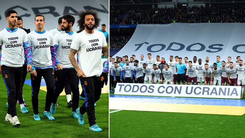 ريال مدريد يتبرع بمليون يورو لمساعدة النازحين في أوكرانيا