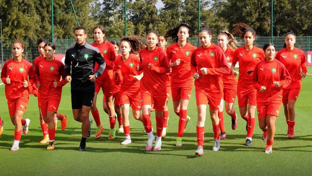 المنتخب المغربي النسوي لأقل من 17 سنة يختتم استعداداته لمواجهة البنين في تصفيات مونديال "الهند 2022"