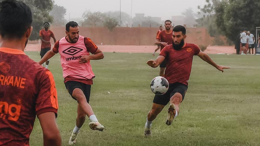 نهضة بركان يجري حصته التدريبية الأخيرة قبل مواجهة الدرك النيجيري في كأس الكونفدرالية الأفريقية