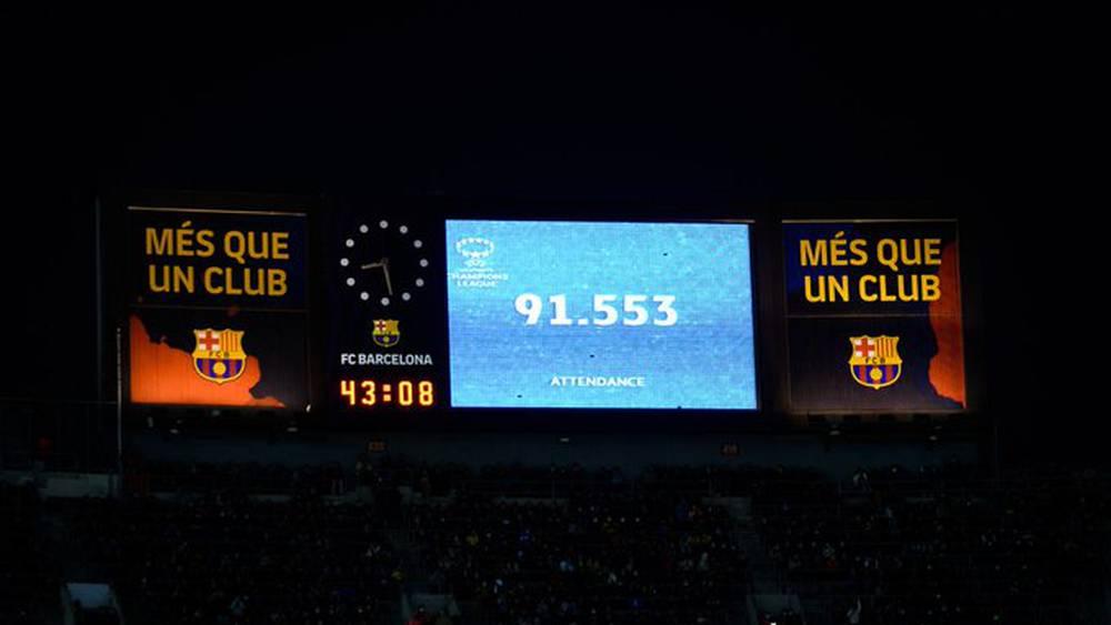 C1 féminine: Barcelone qualifiée pour les demi-finales devant 91.553 spectateurs, un record