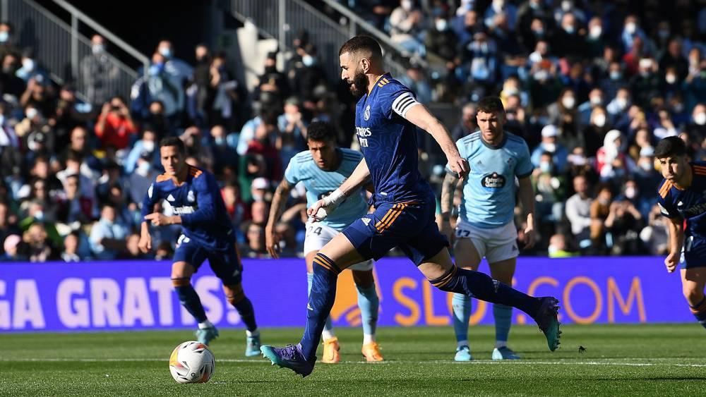 في مباراة ركلات الجزاء الثلاث لريال مدريد.. بنزيما يُسجل هدفين ويقود فريقه للتغلب على سيلتا فيغو (1-2) في الليغا