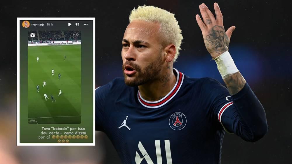 نيمار ساخرًا من الصحفيين: "سجلت هدفين في لوريان لأنني كنت ثملاً للغاية"